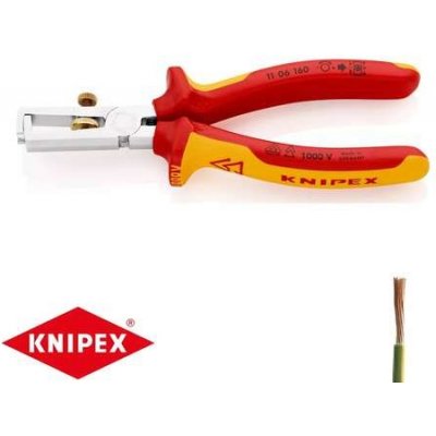 Knipex 11 06 160 Odizolovací kleště 160 mm - 1000V – Zboží Dáma