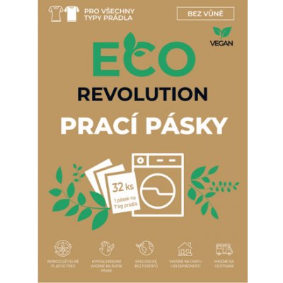 EcoRevolution prací pásky, bez vůně 32 ks – Zboží Dáma