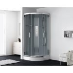 Sprchový box čtvrtkruh 90x90 cm SAT SATBOXS90CRT - SATBOXS90CRT – Zboží Dáma