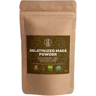 BrainMax Pure Maca želatinizovaná BIO prášek 150 g