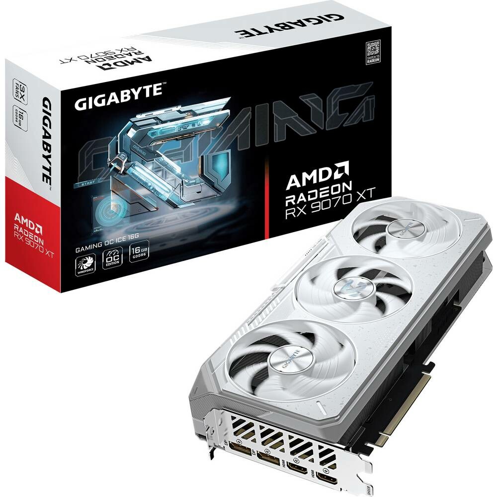 Gigabyte Radeon RX 9070 XT GAMING OC ICE 16GB GDDR6 GV-R907XGAMINGOCICE-16GD