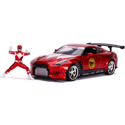 Nissan Skyline GTR R35 2009 s figurkou Ranger Jada Toys červená 1:24