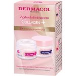 Dermacol Collagen+ denní pleťová péče Collagen+ Rejuvenating SPF10 50 ml + noční pleťová péče Collagen+ Rejuvenating 50 ml dárková sada – Zbozi.Blesk.cz