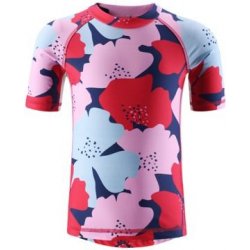 Dětské UV tričko Reima Fiji strawberry red květy velikost 164 dětská bunda  a kabát - Nejlepší Ceny.cz