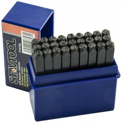 STREND PRO® Raznice ocelové HR59108 abeceda, znaky písmena 12 mm, 27 ks 222070 – Hledejceny.cz