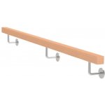 UMAKOV Dřevěné madlo buk a nerezové držáky WBJP/M-2000 – Sleviste.cz