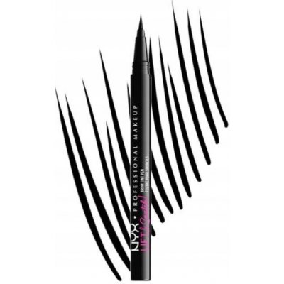 NYX Professional Makeup Lift&Snatch Brow Tint Pen Fix na obočí 10 Black 1 ml – Zboží Dáma