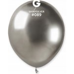 Latexové balónky Gemar Stříbrné SHINY 5" 13 cm – Zboží Dáma