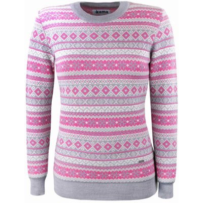 KAMA Merino svetr 5024 světle modrý – Zbozi.Blesk.cz