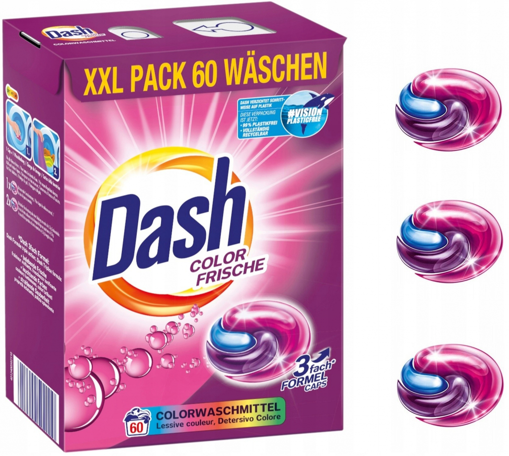 Dash gelové kapsle Color Frische 60 ks