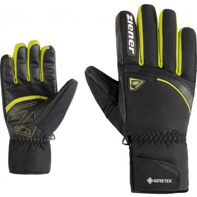 Ziener pánské rukavice Galiso-Z Gtx + Gore Plus Warm black electric grass – Hledejceny.cz