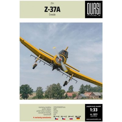 QUASImodels Letadlo Zlín Z-37A - Čmelák – Hledejceny.cz
