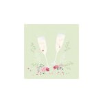 Sklenice na šampaňské 33x33 UBF002766 – Zboží Dáma