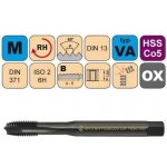 NÁSTROJE CZ Závitník strojní M4x0,7 ISO2 HSSCo5 OX DIN 371 B - 1690 - CZZ1690-M4-ISO2 – Hledejceny.cz