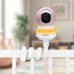 Evolveo Baby Monitor Lux chytrá 360° videochůvička růžová – Zboží Dáma