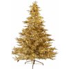 Vánoční stromek SHISHI Zlatý vánoční strom s šiškami 1400 LED EU výška 300 cm