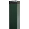 Plotové vzpěry Zelený sloupek DAMIPLAST® 65x65 s krytkou, pozinkovaný a poplastovaný 60/60/1,5 mm, délka 6000mm Délka v mm: 2400