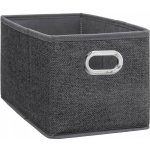 5five Simple Smart Skladovací kontejner tmavě šedá obdélníkový s rukojetí 15 x 31 x 15 cm – Zboží Dáma