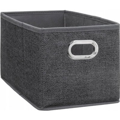 5five Simple Smart Skladovací kontejner tmavě šedá obdélníkový s rukojetí 15 x 31 x 15 cm – Zboží Dáma