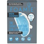 Foamie 3in1 Shower Body Bar For Men Seas The Day uhá péče 3v1 pro muže s aktivním uhlím 90 g – Sleviste.cz