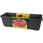 Plastia Samozavlažovací truhlík SIESTA LUX 60x20x19 cm antracit – Hledejceny.cz