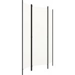 VidaXl 3dílná přepážka do místnosti bílá 150 x 180 cm – Zboží Dáma