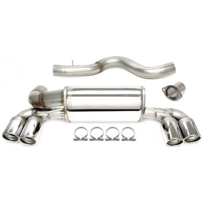 TA Technix sportovní nerezový catback duplex výfuk BMW řada 1, M coupé (E82, 2011-2012), 2x 90 mm rovná nerezová koncovka s pertlem pro obě strany – Hledejceny.cz