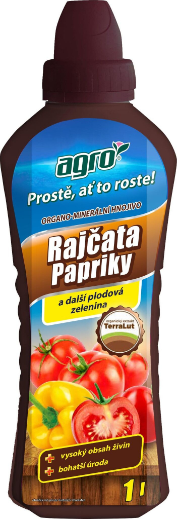 AGRO Hnojivo na rajčata, papriky, okurky 1 l