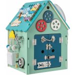 Costway Activity Board domeček modrý – Hledejceny.cz