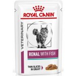 Royal Canin Veterinary Diet Cat Renal with Fish Feline 12 x 85 g – Sleviste.cz