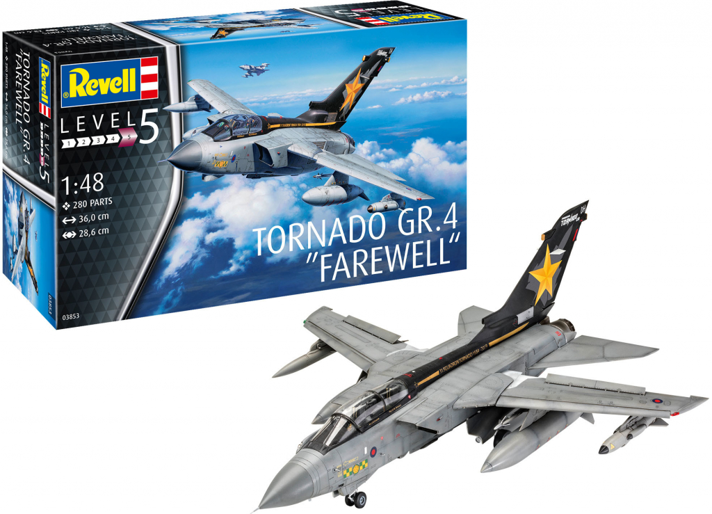 Revell Plastic ModelKit letadlo 03853 Tornado GR.4 Farewell 1:48