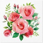 Paw Ubrousek 33x33cm Bouquet of Roses – Zboží Dáma