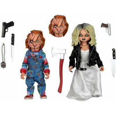 Neca Bride of Chucky: Chucky and Tiffany 2 figurky 20 cm – Zboží Mobilmania