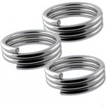 Designa Nylon Shaft Ring Grips Silver – Zboží Mobilmania