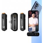 LENSBOT DualMic USB-C 2,4G bezdrátové klopové mikrofony pro smartphone, tablety, počítače – Zboží Živě