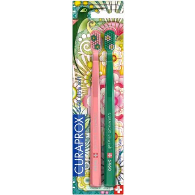 Curaprox Zubní kartáčky 5460 Ultra soft Commedia Dell Arte Edition 2025 2 ks – Hledejceny.cz