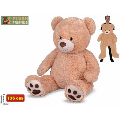 Plush Friends medvěd béžový 135 cm – Zboží Dáma