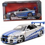 Toys Fast and Furious Brians Nissan Skyline 2002 GT-R OBAL – Zboží Dáma