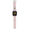 Řemínek k chytrým hodinkám Karl Lagerfeld Karl Head NFT Watch Strap for Apple Watch 42/44/45/46/49 Pink KLAWLSLKNP