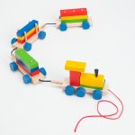 Woody Dřevěný vláček s postiskem malý – Zbozi.Blesk.cz