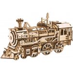 Robotime 3D dřevěné mechanické puzzle Parní lokomotiva 350 ks – Zboží Mobilmania