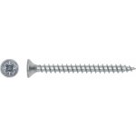 Uni vrut se zápustnou hlavou TX25 plný závit bíle pozink. 5x45 mm, 10 ks – Hledejceny.cz