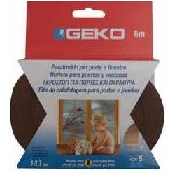 GEKO - Těsnění do oken samolepící PVC 9x3mm/ 6m