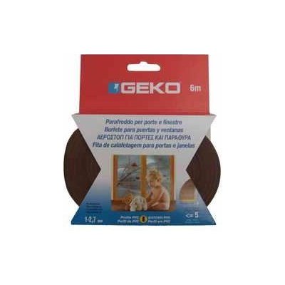 GEKO - Těsnění do oken samolepící PVC 9x3mm/ 6m – Zboží Mobilmania