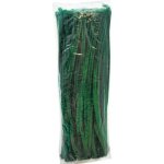 Chlupaté modelovací dráty 30cm, 100ks - zelené – Zboží Dáma