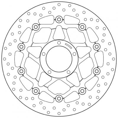 Přední brzdový kotouč Brembo DUCATI 1200 MONSTER S 2014 - | Zboží Auto