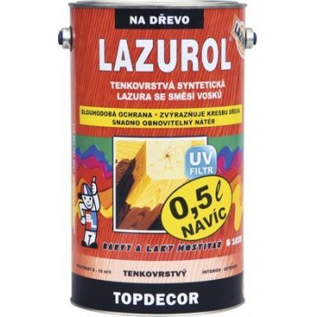 Lazurol Topdecor S1035 4,5 l ořech