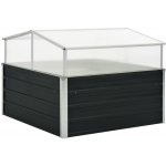 vidaXL pozink 100 x 100 x 77 cm antracitová 45724 – Zboží Dáma