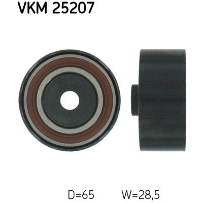 SKF Vratná/vodicí kladka, ozubený řemen VKM25207 – Zboží Mobilmania