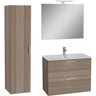 VITRA Koupelnová sestava s umyvadlem 80 cm včetně umyvadlové baterie, vtoku a sifonu VitrA Mia cordoba KSETMIA80C - KSETMIA80C – Hledejceny.cz